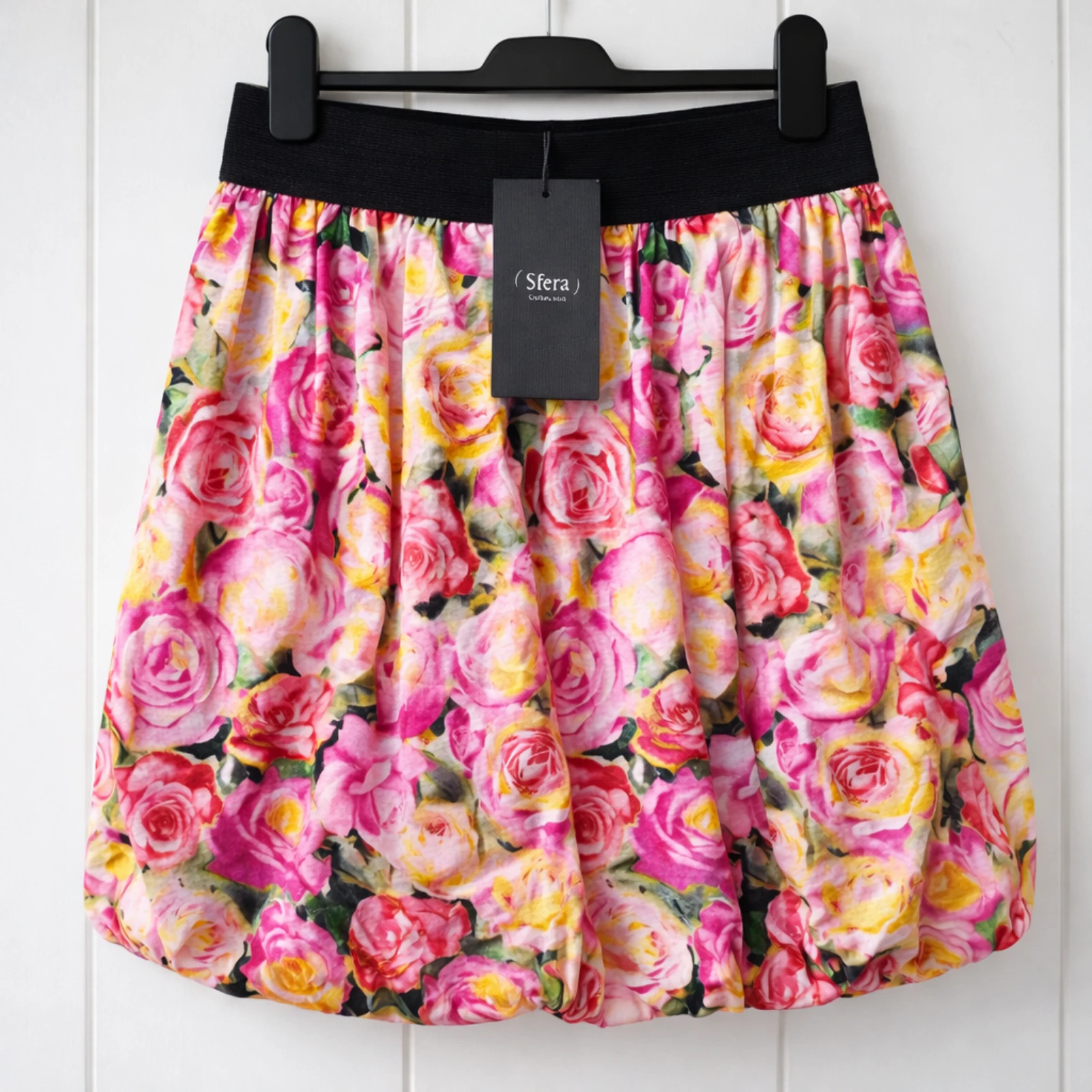 Falda floral Sfera nueva con etiqueta cintura elástica M verano – photo 5